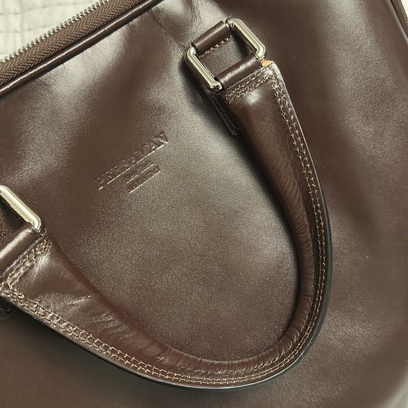 Perfect Persaman Made in Italy Dark Brown Bag! - Picture 4 of 13